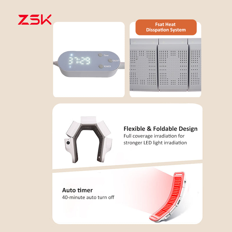 ZSK LED-W | Foldable Red Light Therapy Device