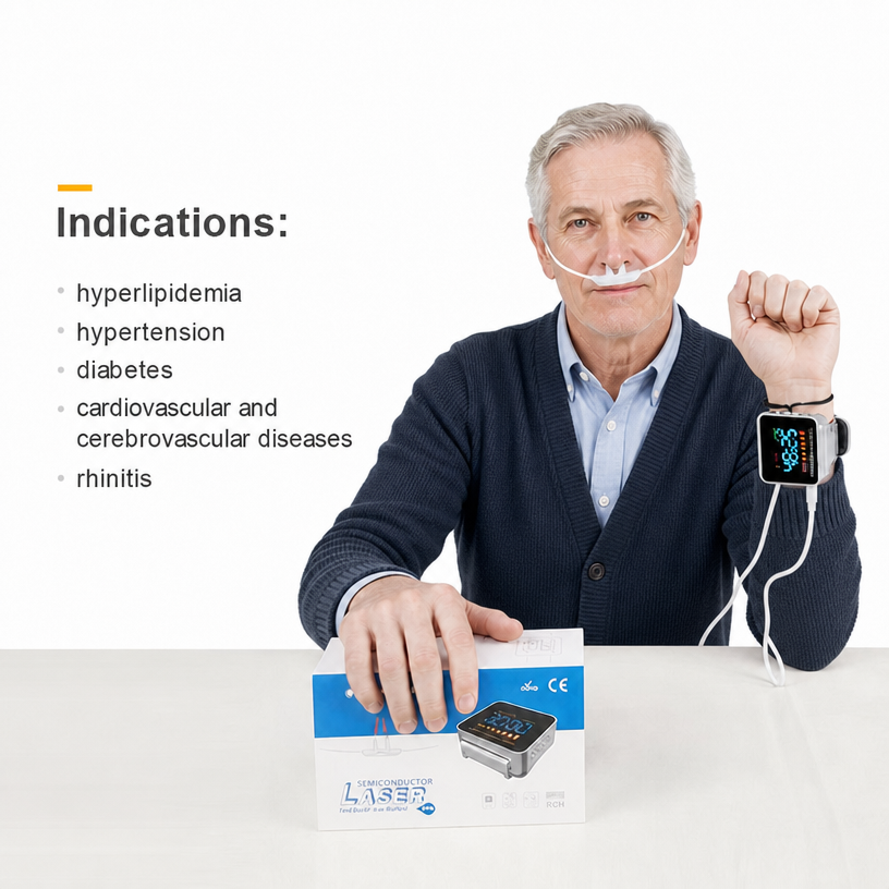 ZSK SL03 | Portable Wrist & Nasal Laser Therapy Device