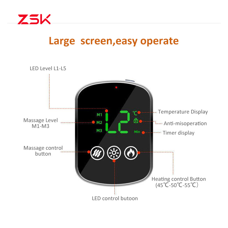 ZSK HGHJ03 | Red Light Neck & Shoulder Therapy Belt